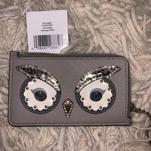 CUTE Kate Spade Owl Poppy Keychain